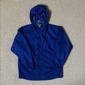 Red Ledge Kid’s Blue Hooded Windbreaker Jacket with Pockets